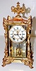 Fancy Ansonia "Viceroy" Crystal Regulator Clock