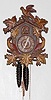 Lux Bird Carved Cuckoo Clock