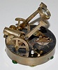 Miniature Noon Time Cannon Sundial Clock