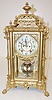 Ansonia "Excelsior" Crystal Regulator Clock
