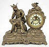 Antique Ansonia "Hermes" Seated Statue Clock