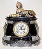Ansonia "Pompeii W/ Sphinx" Statue Clock