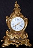 Ornate French Bronze Japy Freres Shelf Clock