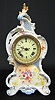 Ansonia "La Capelle" Floral China Clock