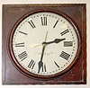 Standard Electric Time Clock, 18" dial