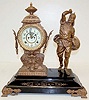 Antique Ansonia "Mars" Statue Clock