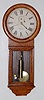 Oak New Haven "Saturn" Weight Wall Clock