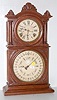 Walnut Ingraham No. 1 Parlor Calendar Clock