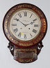 Brass Front Inlay Short Drop Clock