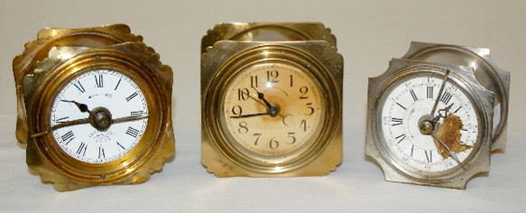 3 German Metal Alarm Clocks — Antique Clocks Price Guide