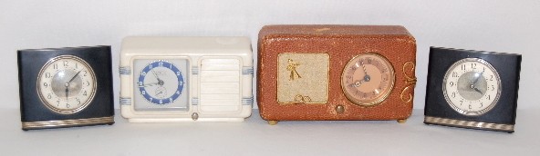 4 Small Dresser Clocks — Antique Clocks Price Guide