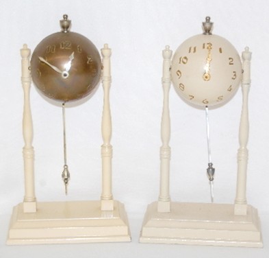 2 Metal Baseball Novelty Clocks — Antique Clocks Price Guide