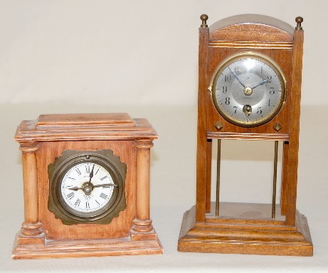 2 Miniature Clocks, Lenzkirch & Junghans — Antique Clocks Price Guide