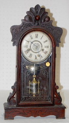 Walnut Kitchen Clock with Alarm — Antique Clocks Price Guide