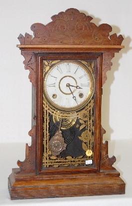 E.N. Welch Black Walnut "Valda" — Antique Clocks Price Guide