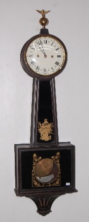 New Haven "Waring" Style T & S Banjo Clock — Antique Clocks Price Guide