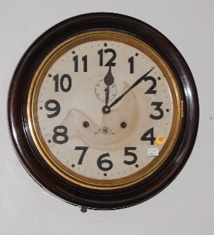 C M Trade Mark 16" Gallery Clock — Antique Clocks Price Guide