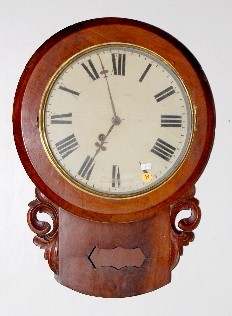 Carved Tavern Style Wall Clock — Antique Clocks Price Guide