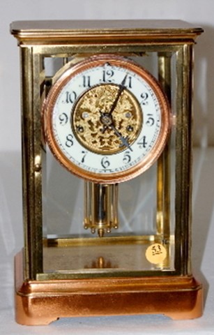 Waterbury "Ostend" Crystal Regulator Clock — Antique Clocks Price Guide