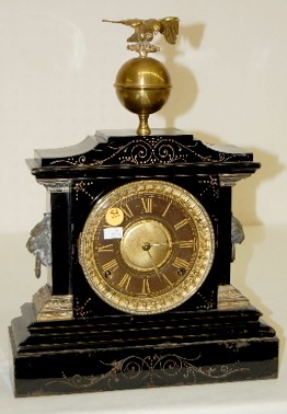 Ansonia "La France" Enameled Iron Clock — Antique Clocks Price Guide