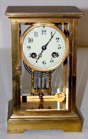 S. Marti French T & S Crystal Regulator Clock — Antique Clocks Price Guide