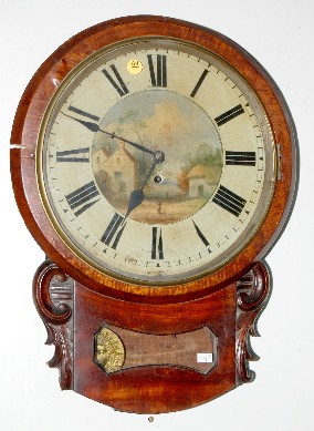 Single Fusee Tavern Style Wall Clock — Antique Clocks Price Guide