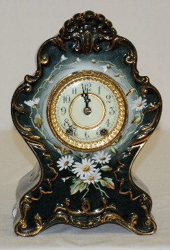 Waterbury "Parlor # 73" China Clock — Antique Clocks Price Guide