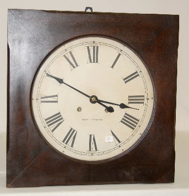 Seth Thomas 19" Square Gallery Clock — Antique Clocks Price Guide