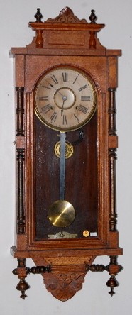 Ansonia Oak "Queen Elizabeth" Wall Clock — Antique Clocks Price Guide