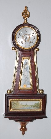 Time & Strike Banjo Clock — Antique Clocks Price Guide
