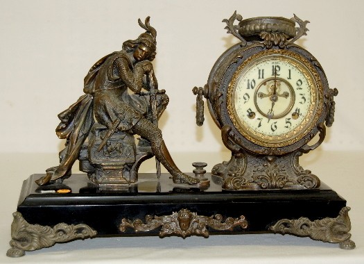 New Haven "Ivanhoe" Statue Clock — Antique Clocks Price Guide