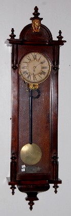Ansonia Mahogany "Capitol" Regulator Wall Clock — Antique Clocks Price Guide