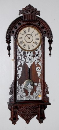 Gilbert "Gladstone" Tear Drop Wall Clock — Antique Clocks Price Guide