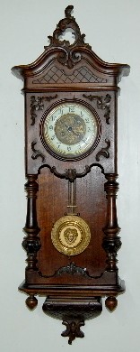 Ornate Carved JGMS RA Clock — Antique Clocks Price Guide