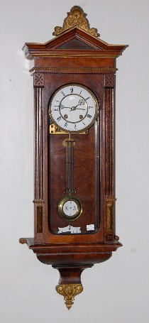 Lenzkirch RA Wall Clock with Gilt Trim — Antique Clocks Price Guide