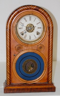 Ingraham "Venetian No. 2" Mosaic Front Clock — Antique Clocks Price Guide
