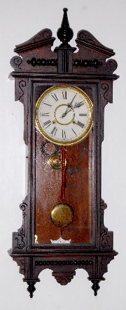 Waterbury Oak "Eton" Carved Wall Clock — Antique Clocks Price Guide