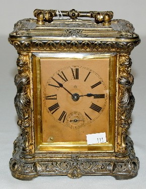 Ansonia "Comet" Carriage Clock — Antique Clocks Price Guide