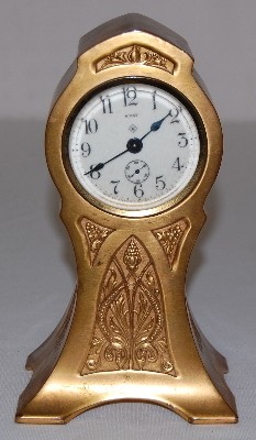 Ansonia #572 8 Day Metal Novelty Clock — Antique Clocks Price Guide
