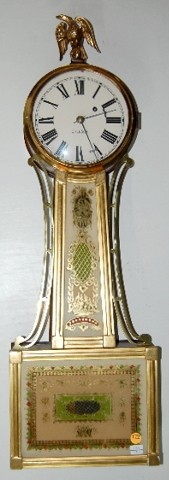 Chelsea Gold Decorated Banjo Clock — Antique Clocks Price Guide