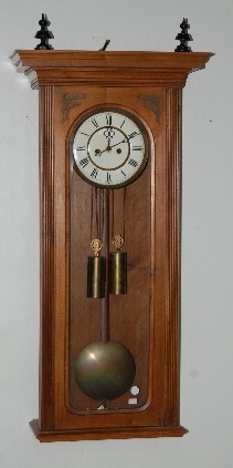 2 Wt. Carved Vienna Regulator Clock — Antique Clocks Price Guide