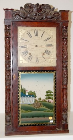 Atkins & Downs Wood Works Shelf Clock — Antique Clocks Price Guide