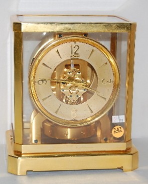 Le Coultre Atmos 15 Jewel Shelf Clock — Antique Clocks Price Guide