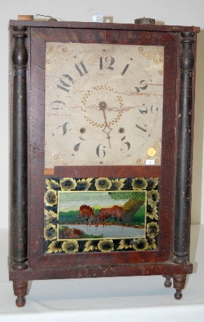 Riley Whiting 1/2 Column Shelf Clock — Antique Clocks Price Guide