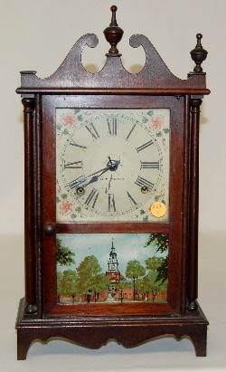 Seth Thomas Miniature Pillar and Scroll Shelf Clock — Antique Clocks Price Guide