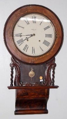 E.N. Welch Drop Scroll Wall Clock — Antique Clocks Price Guide