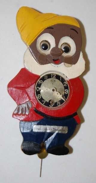 Walt Disney Animated Dwarf Pendulette Clock — Antique Clocks Price Guide