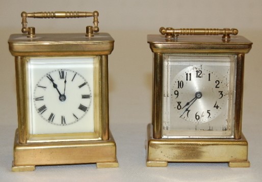 2 Waterbury Carriage Clocks — Antique Clocks Price Guide