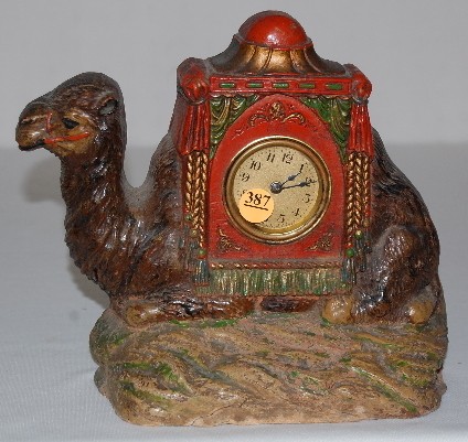 Waterbury Deluxe Art Camel Clock — Antique Clocks Price Guide