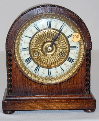 German H.A.C. Wooden Cabinet Clock — Antique Clocks Price Guide